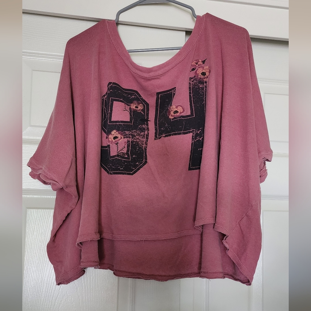 Torrid FESTI Pink Oversized Crop